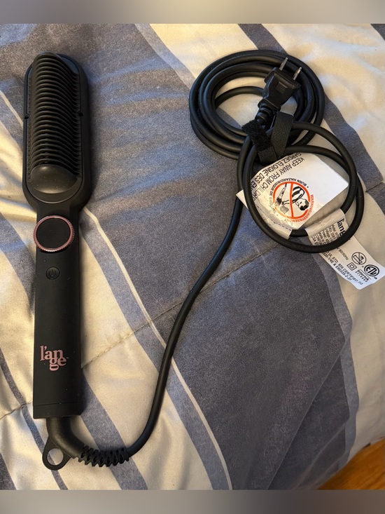 L’ange Other - L’ange Smooth-it 2-in-1 Straightening Black Hot Brush/Comb - Used Once - No Box